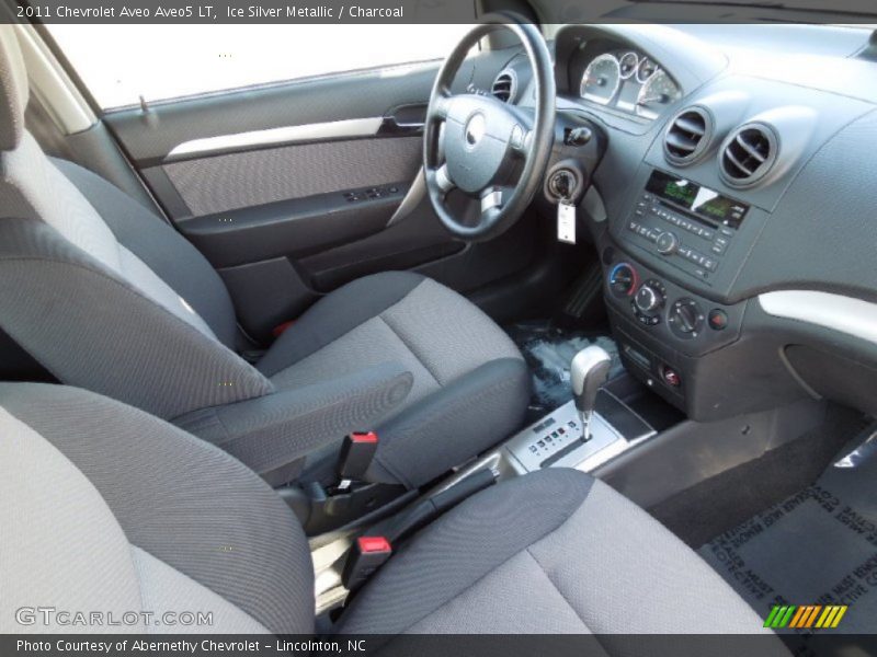Ice Silver Metallic / Charcoal 2011 Chevrolet Aveo Aveo5 LT