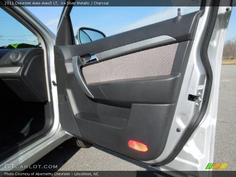 Ice Silver Metallic / Charcoal 2011 Chevrolet Aveo Aveo5 LT