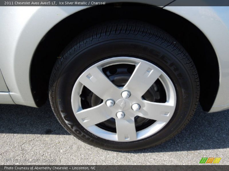 Ice Silver Metallic / Charcoal 2011 Chevrolet Aveo Aveo5 LT