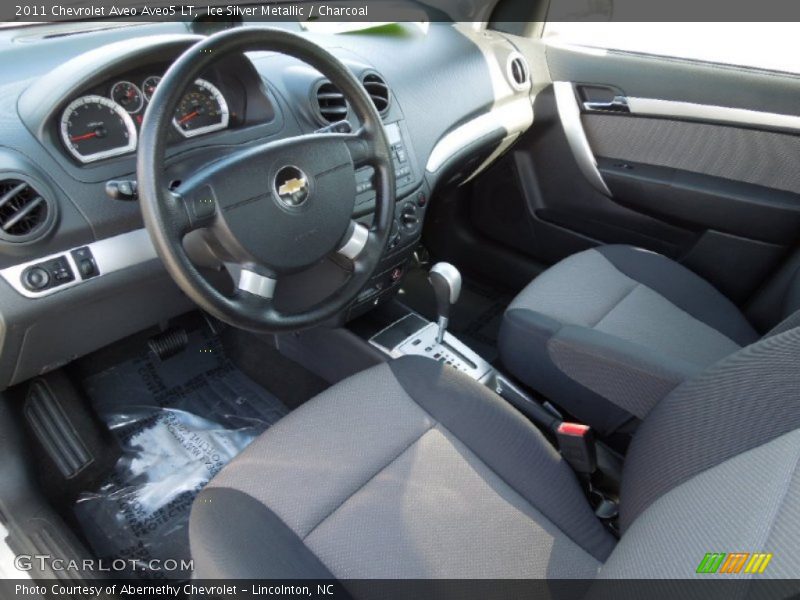 Ice Silver Metallic / Charcoal 2011 Chevrolet Aveo Aveo5 LT