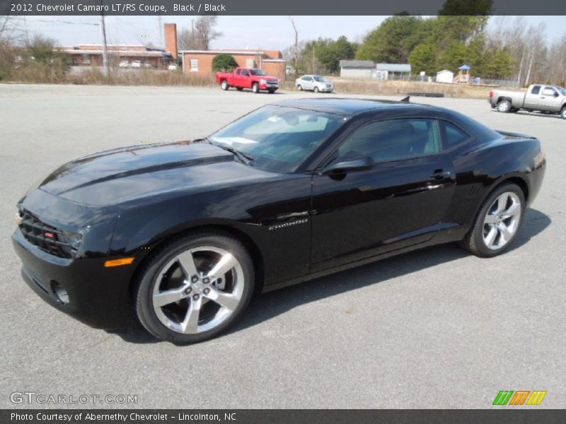 Black / Black 2012 Chevrolet Camaro LT/RS Coupe