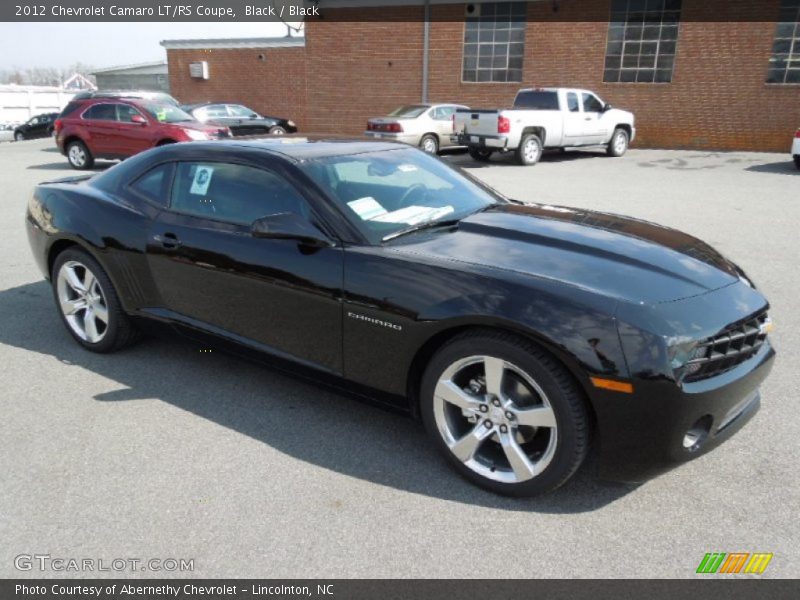 Black / Black 2012 Chevrolet Camaro LT/RS Coupe