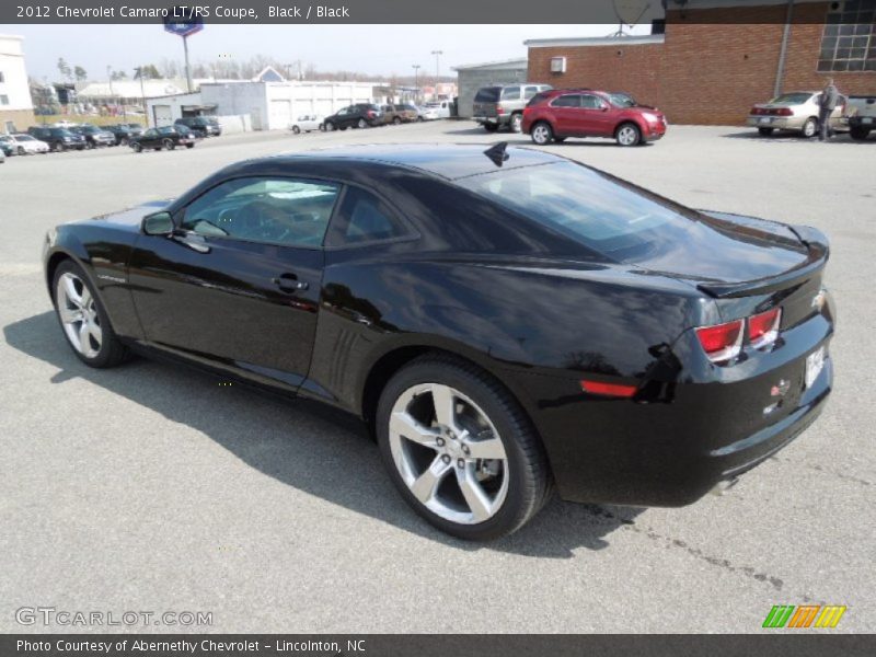 Black / Black 2012 Chevrolet Camaro LT/RS Coupe