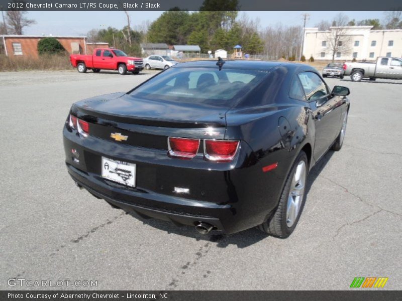 Black / Black 2012 Chevrolet Camaro LT/RS Coupe