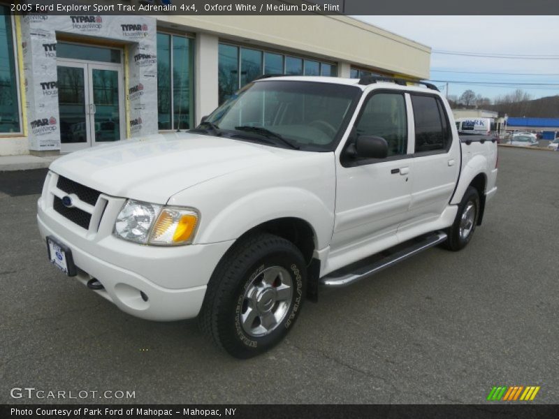 Oxford White / Medium Dark Flint 2005 Ford Explorer Sport Trac Adrenalin 4x4