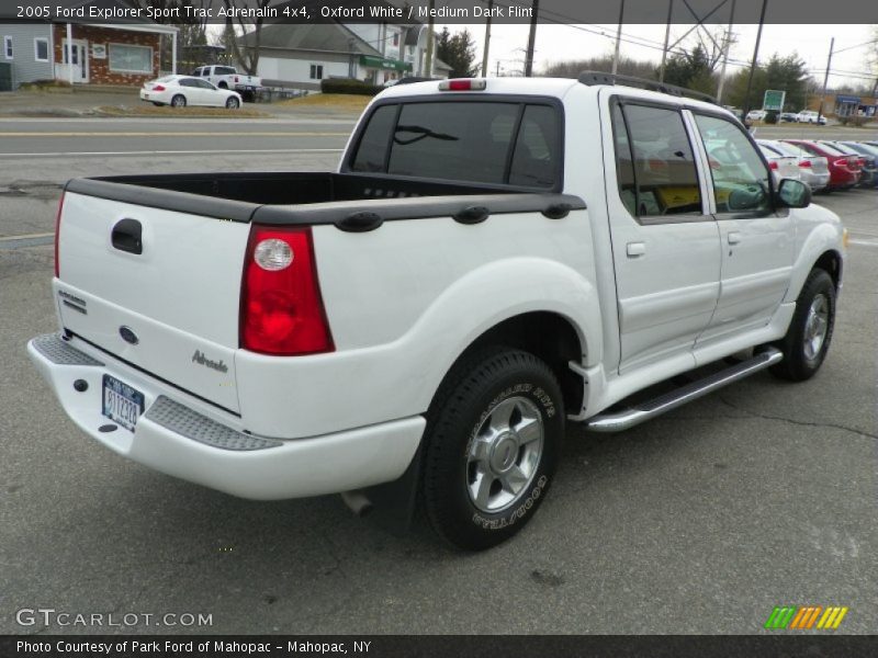 Oxford White / Medium Dark Flint 2005 Ford Explorer Sport Trac Adrenalin 4x4