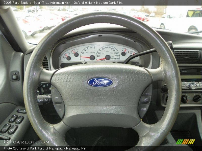 Oxford White / Medium Dark Flint 2005 Ford Explorer Sport Trac Adrenalin 4x4