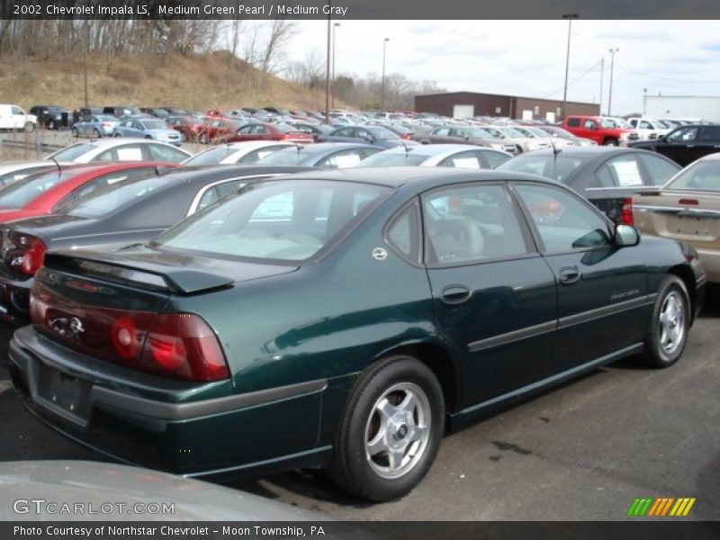 Medium Green Pearl / Medium Gray 2002 Chevrolet Impala LS