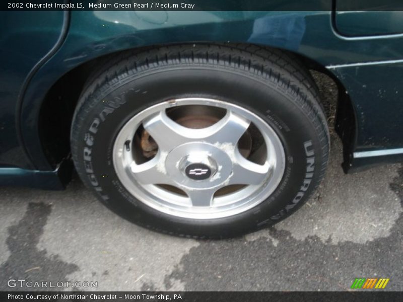 Medium Green Pearl / Medium Gray 2002 Chevrolet Impala LS