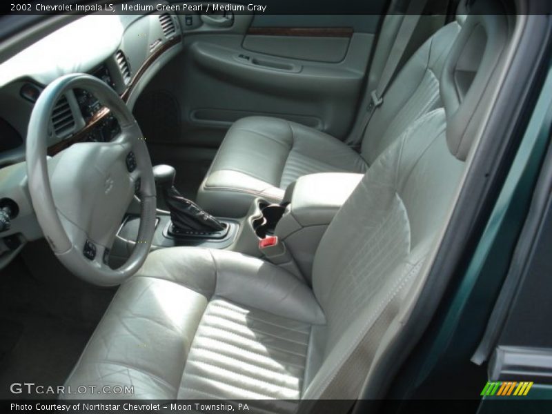 Medium Green Pearl / Medium Gray 2002 Chevrolet Impala LS
