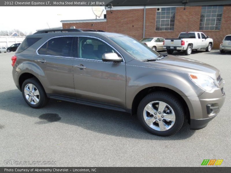 Mocha Steel Metallic / Jet Black 2012 Chevrolet Equinox LT