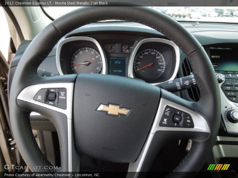 Mocha Steel Metallic / Jet Black 2012 Chevrolet Equinox LT