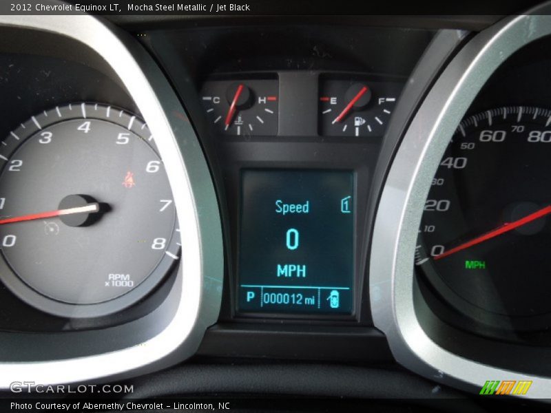 Mocha Steel Metallic / Jet Black 2012 Chevrolet Equinox LT