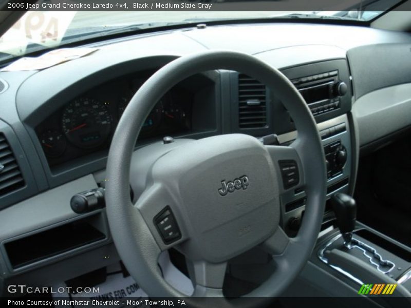 Black / Medium Slate Gray 2006 Jeep Grand Cherokee Laredo 4x4