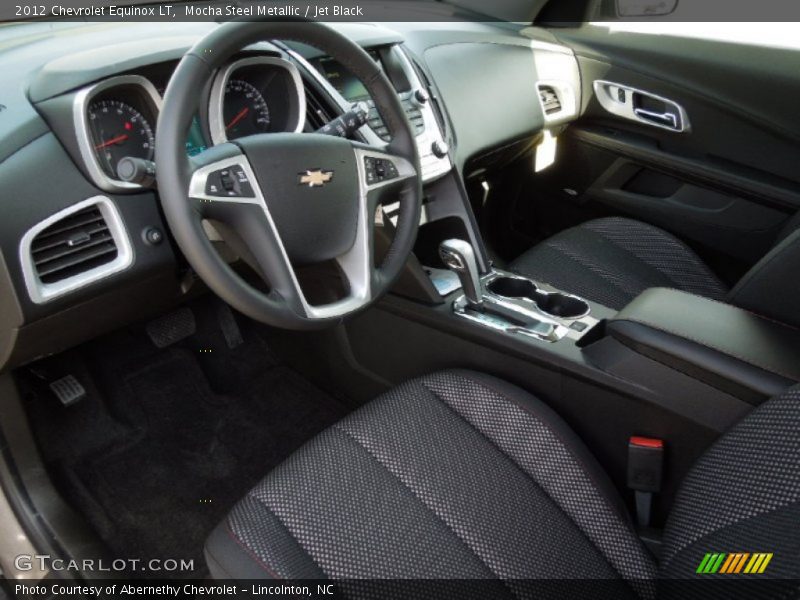Mocha Steel Metallic / Jet Black 2012 Chevrolet Equinox LT