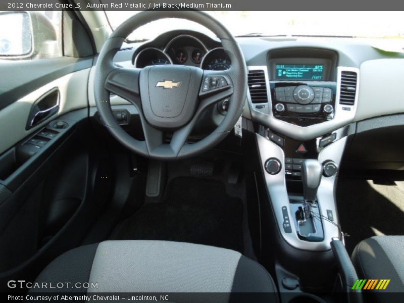 Autumn Red Metallic / Jet Black/Medium Titanium 2012 Chevrolet Cruze LS