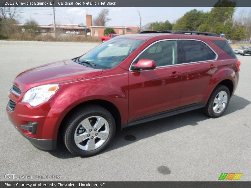 Cardinal Red Metallic / Jet Black 2012 Chevrolet Equinox LT