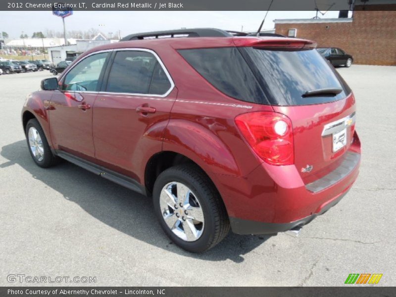 Cardinal Red Metallic / Jet Black 2012 Chevrolet Equinox LT