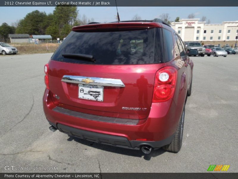 Cardinal Red Metallic / Jet Black 2012 Chevrolet Equinox LT