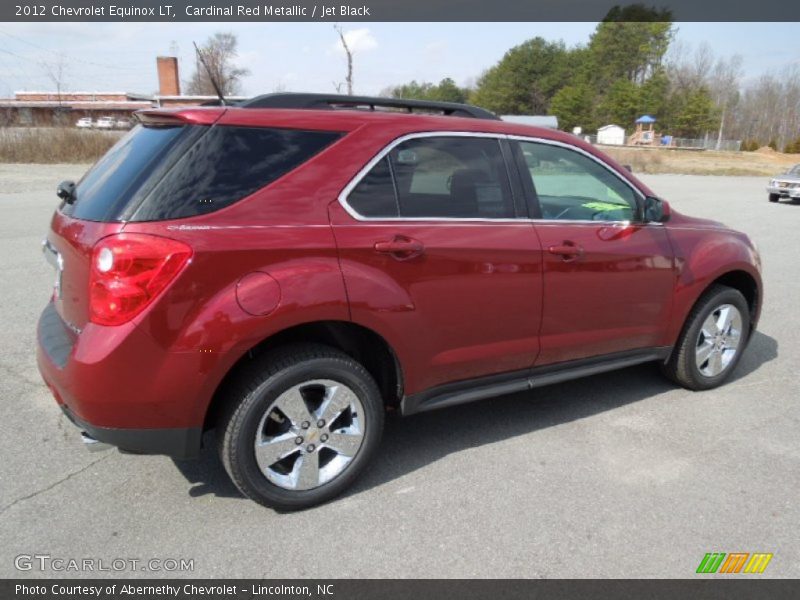 Cardinal Red Metallic / Jet Black 2012 Chevrolet Equinox LT