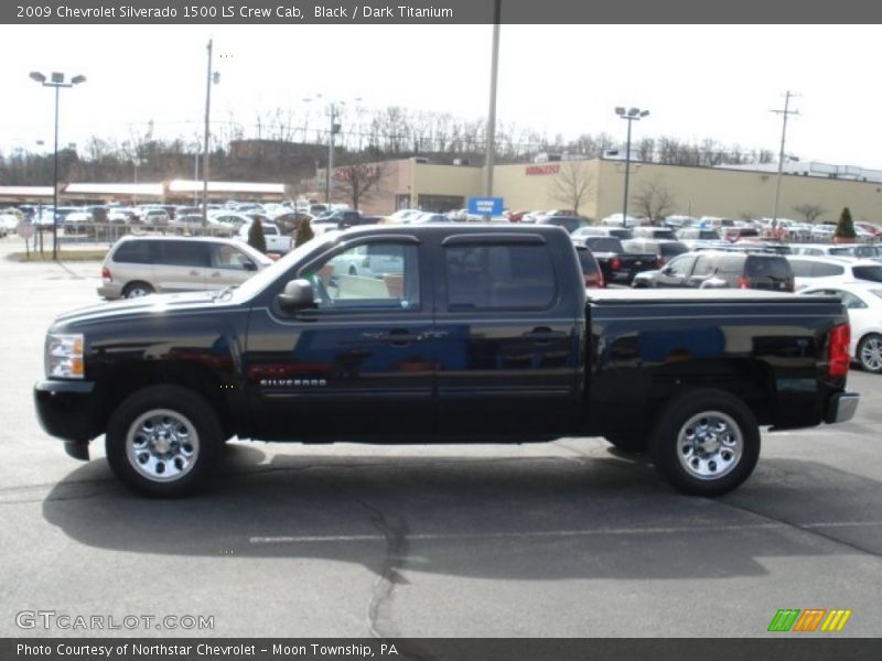Black / Dark Titanium 2009 Chevrolet Silverado 1500 LS Crew Cab