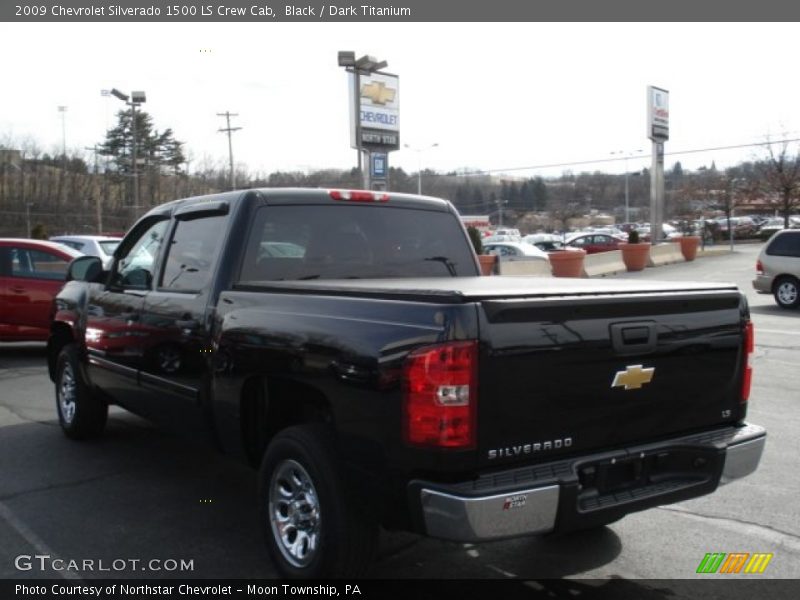 Black / Dark Titanium 2009 Chevrolet Silverado 1500 LS Crew Cab