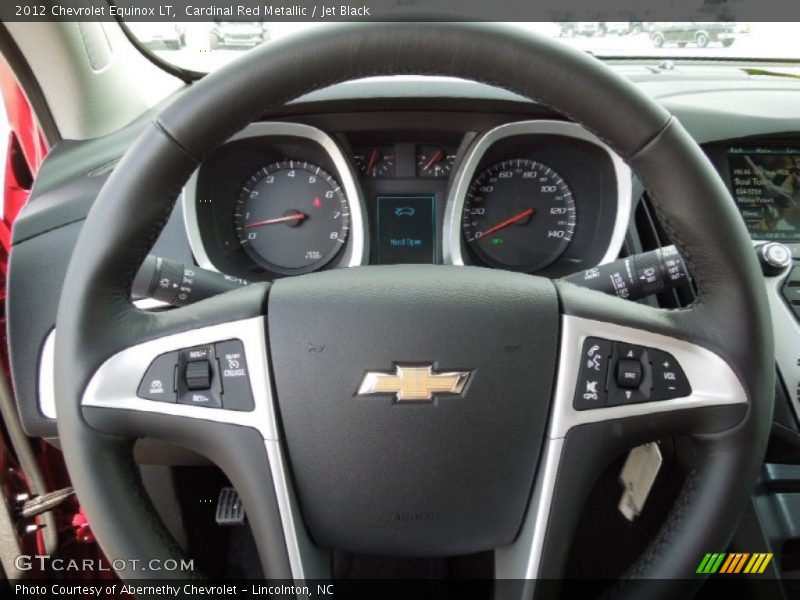 Cardinal Red Metallic / Jet Black 2012 Chevrolet Equinox LT