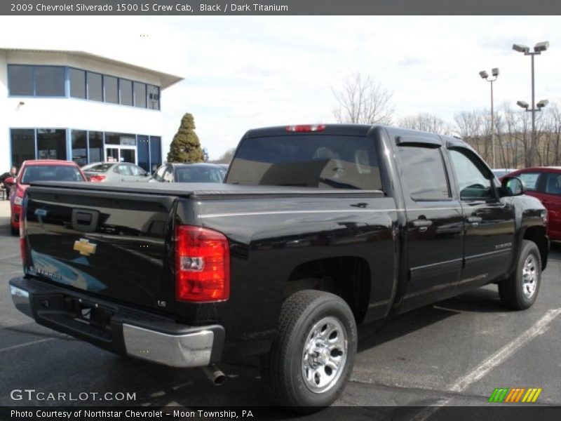Black / Dark Titanium 2009 Chevrolet Silverado 1500 LS Crew Cab