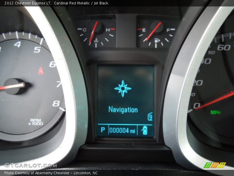 Cardinal Red Metallic / Jet Black 2012 Chevrolet Equinox LT