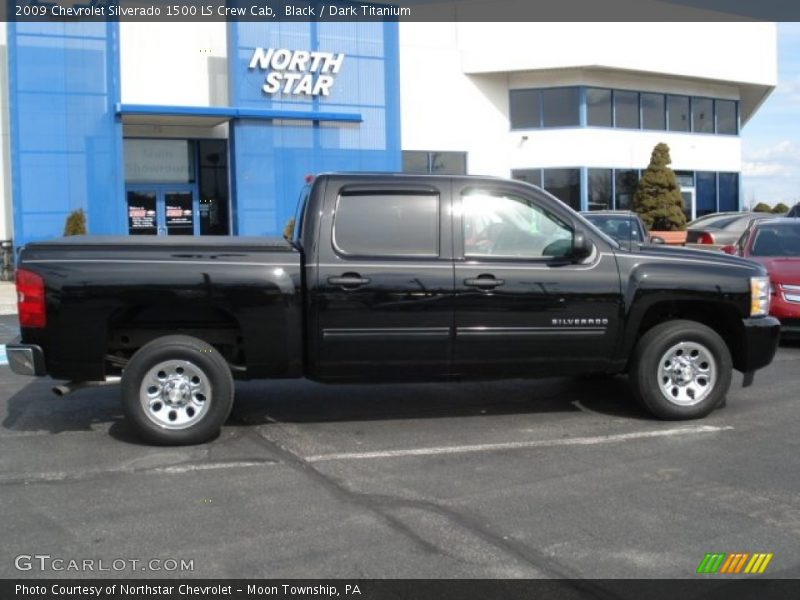 Black / Dark Titanium 2009 Chevrolet Silverado 1500 LS Crew Cab