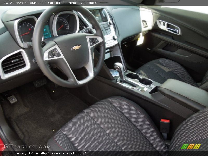 Cardinal Red Metallic / Jet Black 2012 Chevrolet Equinox LT