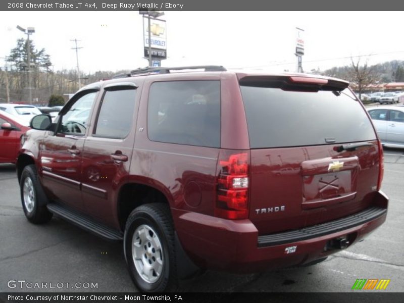 Deep Ruby Metallic / Ebony 2008 Chevrolet Tahoe LT 4x4