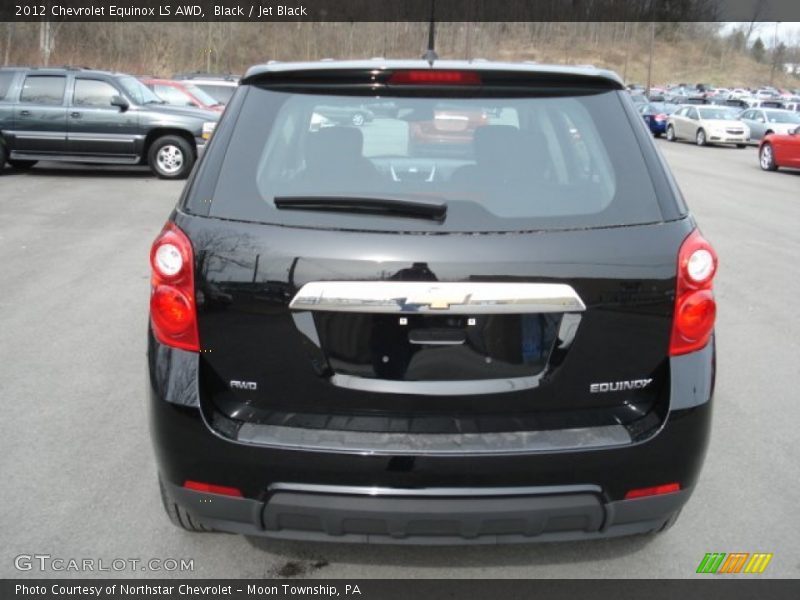 Black / Jet Black 2012 Chevrolet Equinox LS AWD