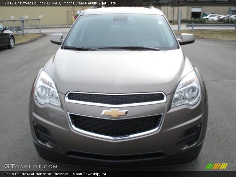 Mocha Steel Metallic / Jet Black 2012 Chevrolet Equinox LT AWD