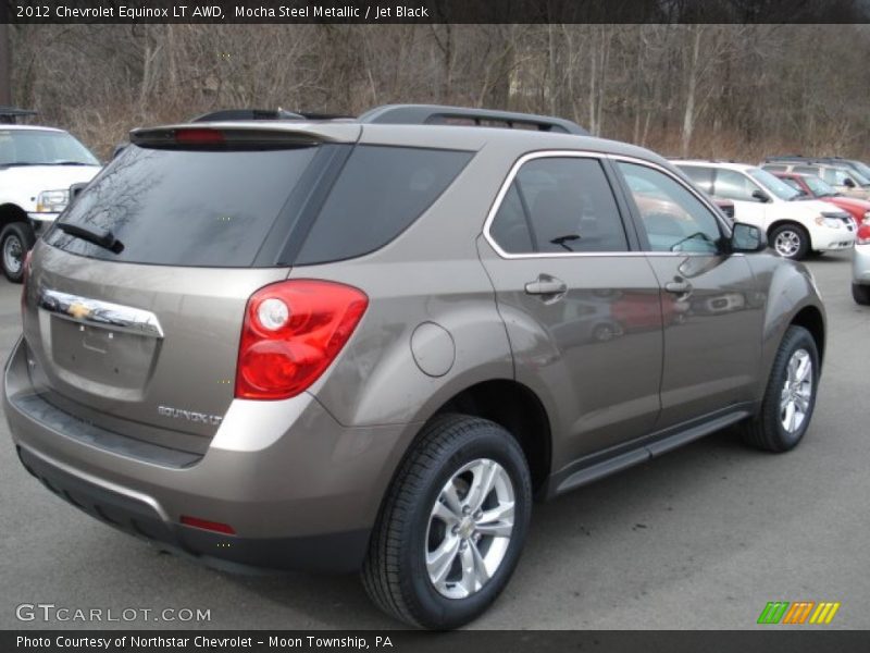 Mocha Steel Metallic / Jet Black 2012 Chevrolet Equinox LT AWD