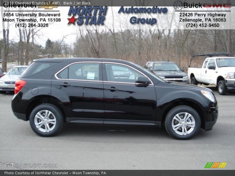 Black / Jet Black 2012 Chevrolet Equinox LT AWD