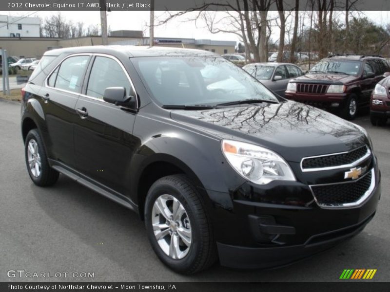 Black / Jet Black 2012 Chevrolet Equinox LT AWD