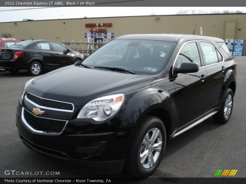 Black / Jet Black 2012 Chevrolet Equinox LT AWD