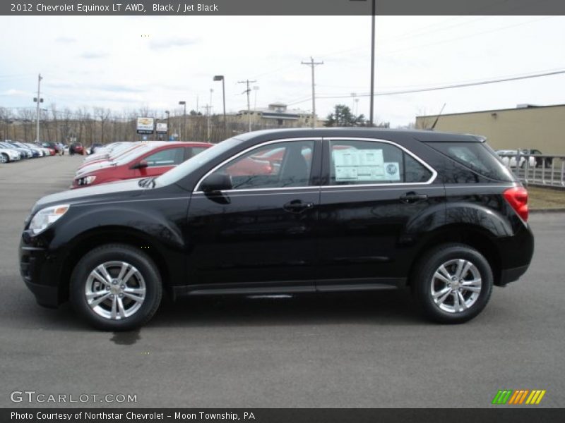 Black / Jet Black 2012 Chevrolet Equinox LT AWD