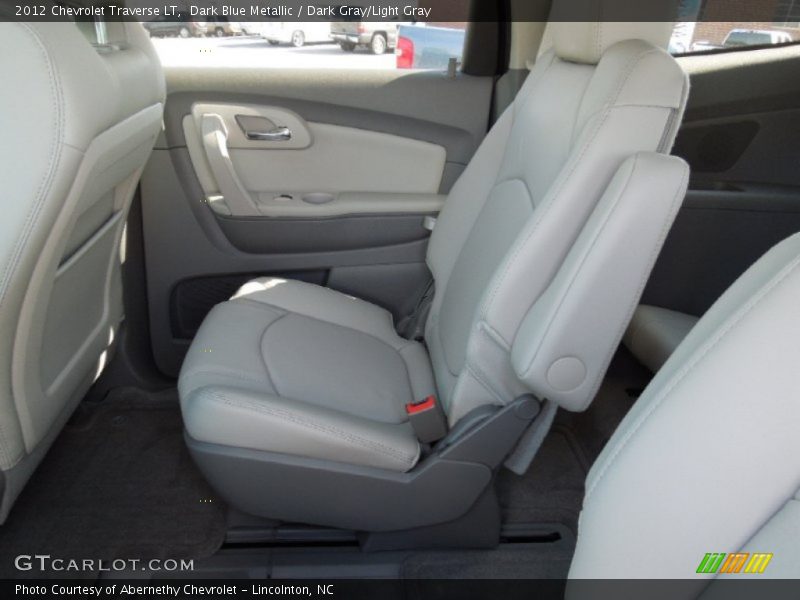 Dark Blue Metallic / Dark Gray/Light Gray 2012 Chevrolet Traverse LT
