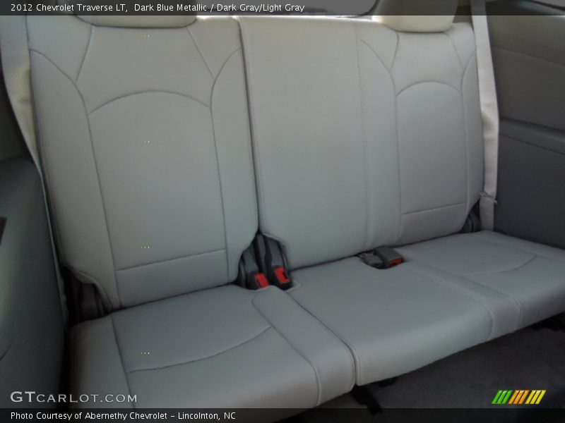 Dark Blue Metallic / Dark Gray/Light Gray 2012 Chevrolet Traverse LT