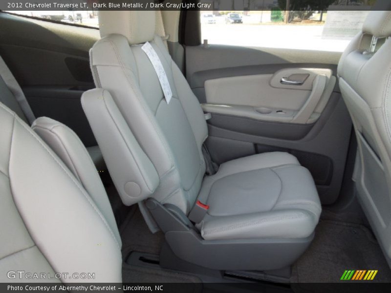 Dark Blue Metallic / Dark Gray/Light Gray 2012 Chevrolet Traverse LT