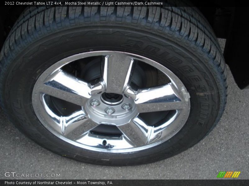 Mocha Steel Metallic / Light Cashmere/Dark Cashmere 2012 Chevrolet Tahoe LTZ 4x4