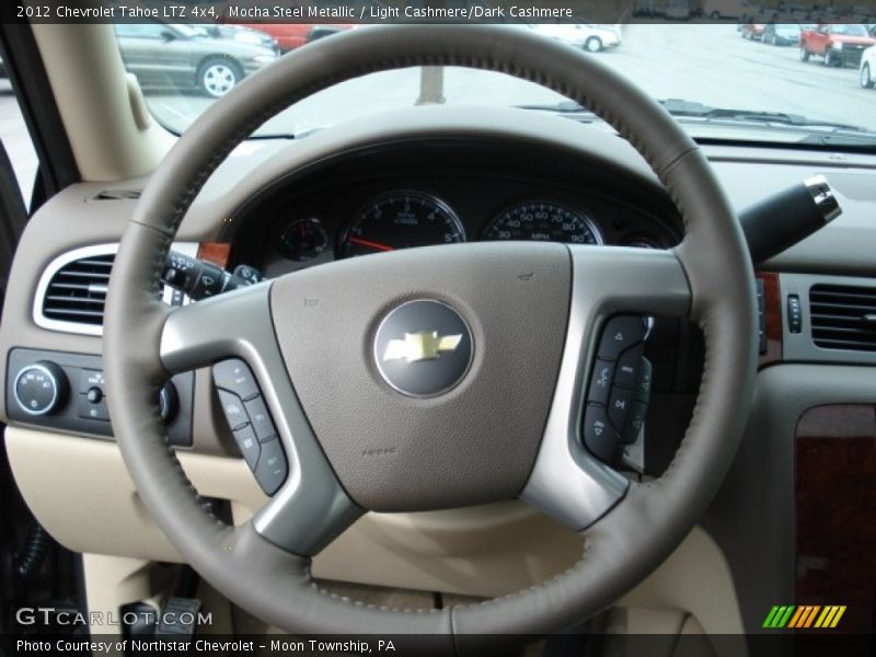 Mocha Steel Metallic / Light Cashmere/Dark Cashmere 2012 Chevrolet Tahoe LTZ 4x4
