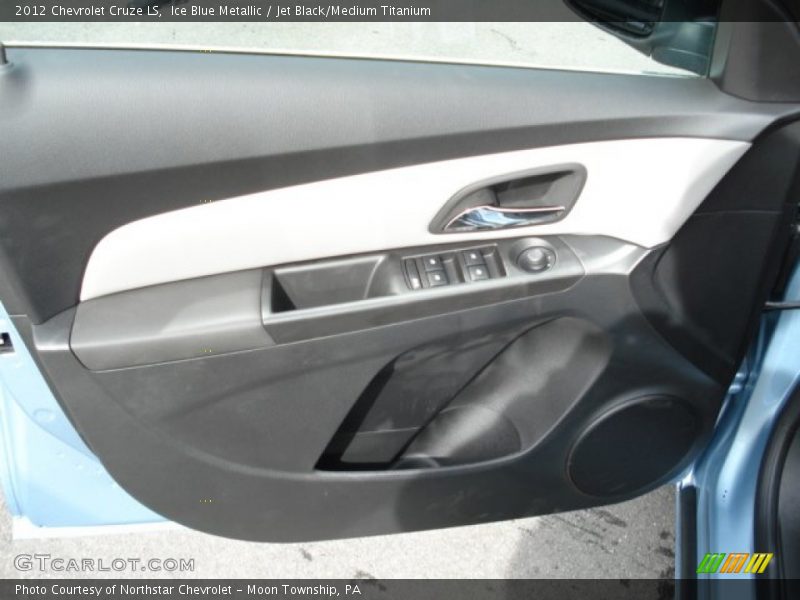 Ice Blue Metallic / Jet Black/Medium Titanium 2012 Chevrolet Cruze LS