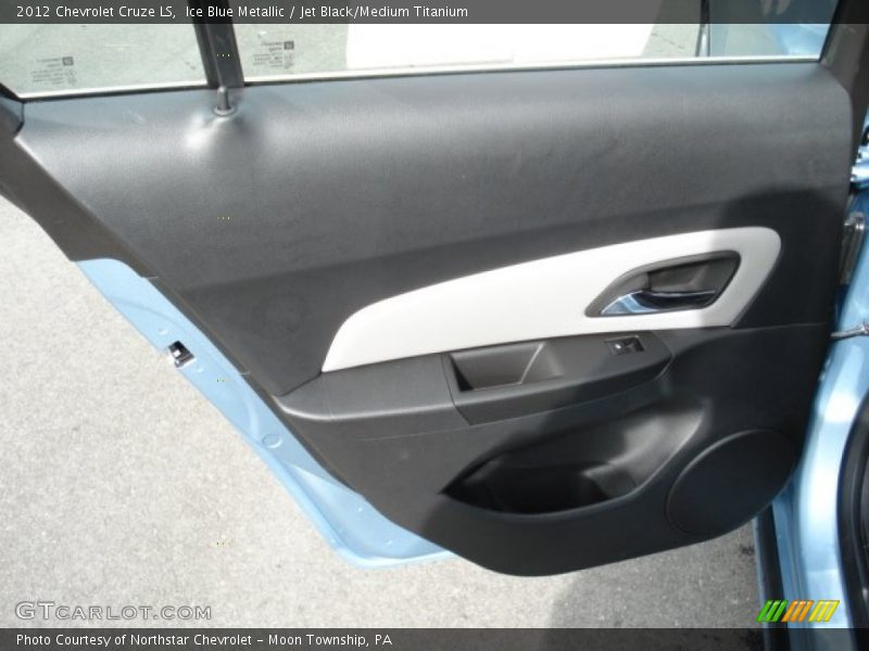 Ice Blue Metallic / Jet Black/Medium Titanium 2012 Chevrolet Cruze LS
