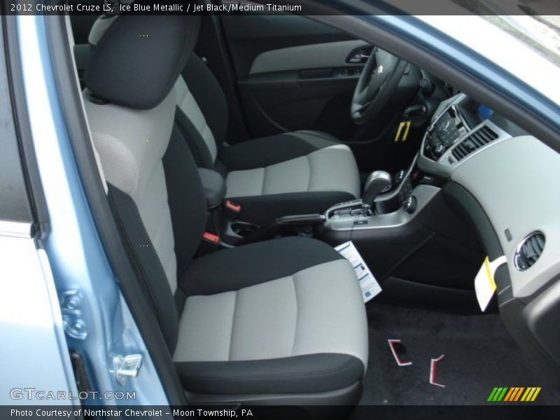 Ice Blue Metallic / Jet Black/Medium Titanium 2012 Chevrolet Cruze LS