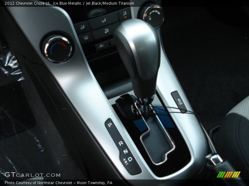 Ice Blue Metallic / Jet Black/Medium Titanium 2012 Chevrolet Cruze LS