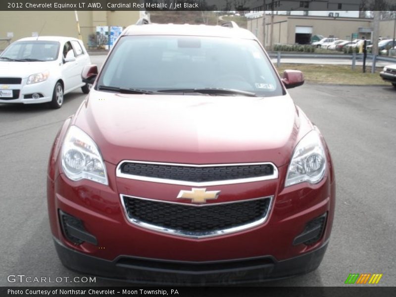 Cardinal Red Metallic / Jet Black 2012 Chevrolet Equinox LT AWD
