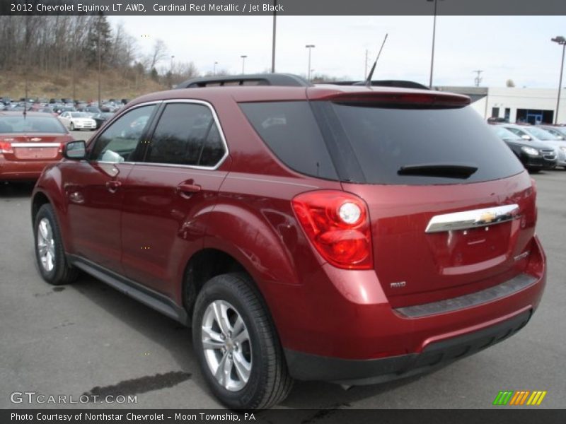 Cardinal Red Metallic / Jet Black 2012 Chevrolet Equinox LT AWD